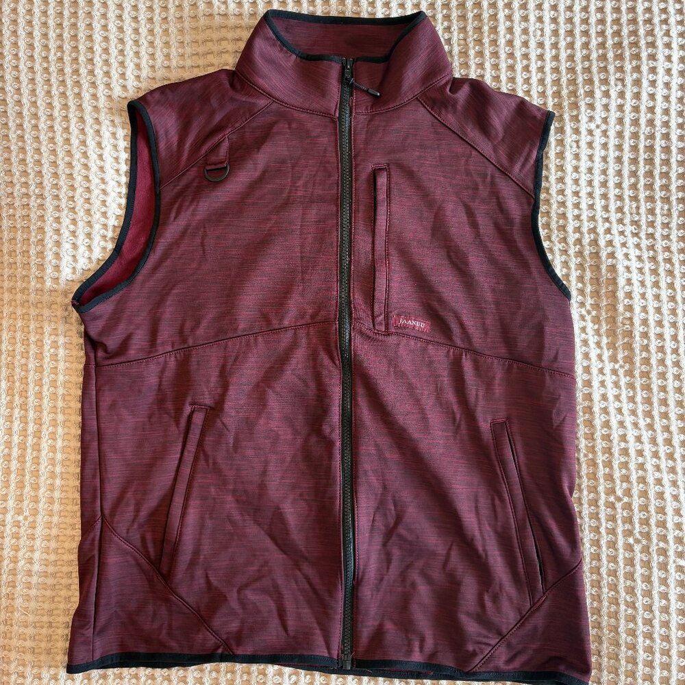 JAANUU MEN'S TECH VEST - HEATHER RED - MED
